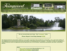 Tablet Screenshot of kingwoodserviceassociation.org